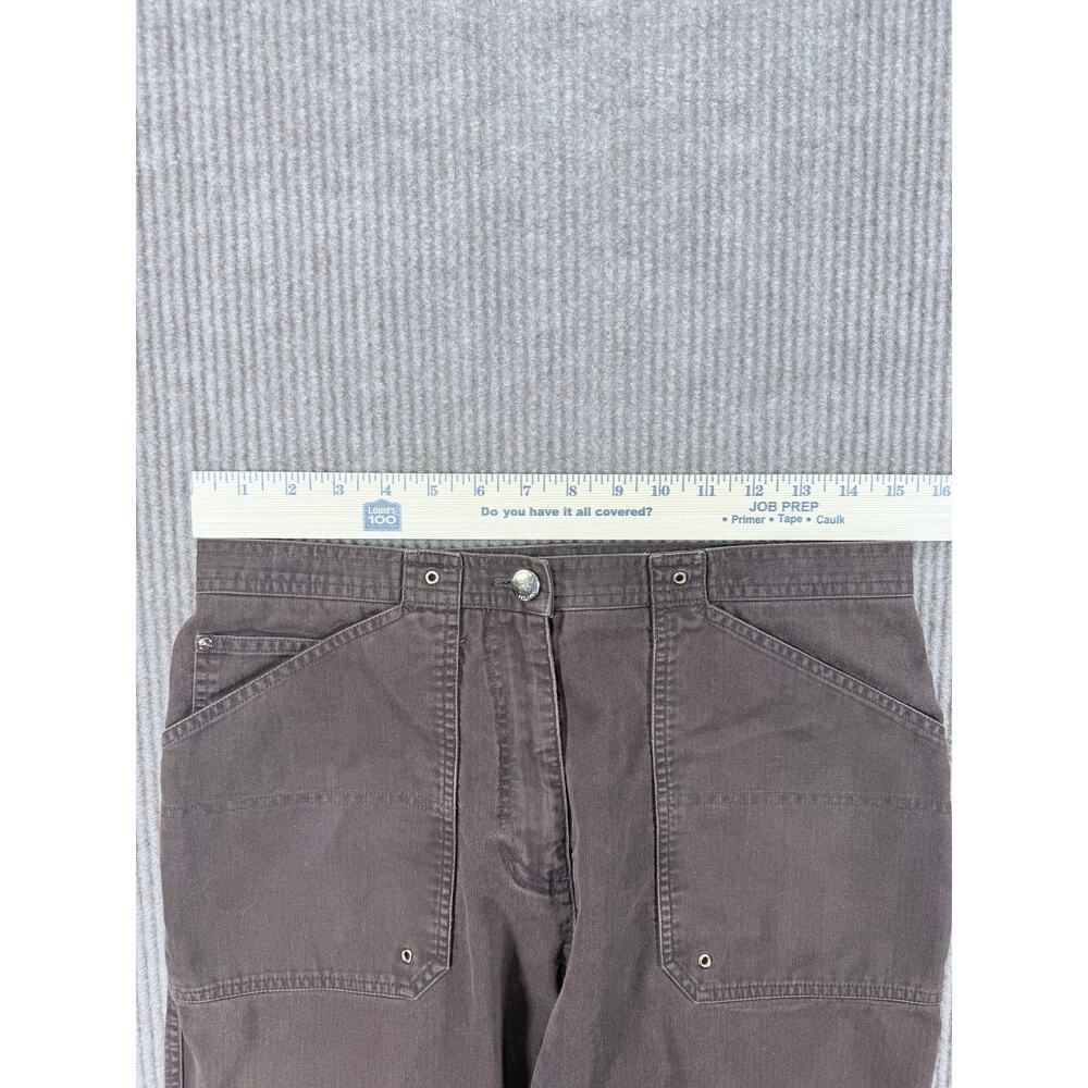 Lauren Ralph Lauren Brown Carpenter Utility Pants 10 - Picture 5 of 6
